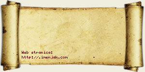 Jagoda Nestorović vizit kartica